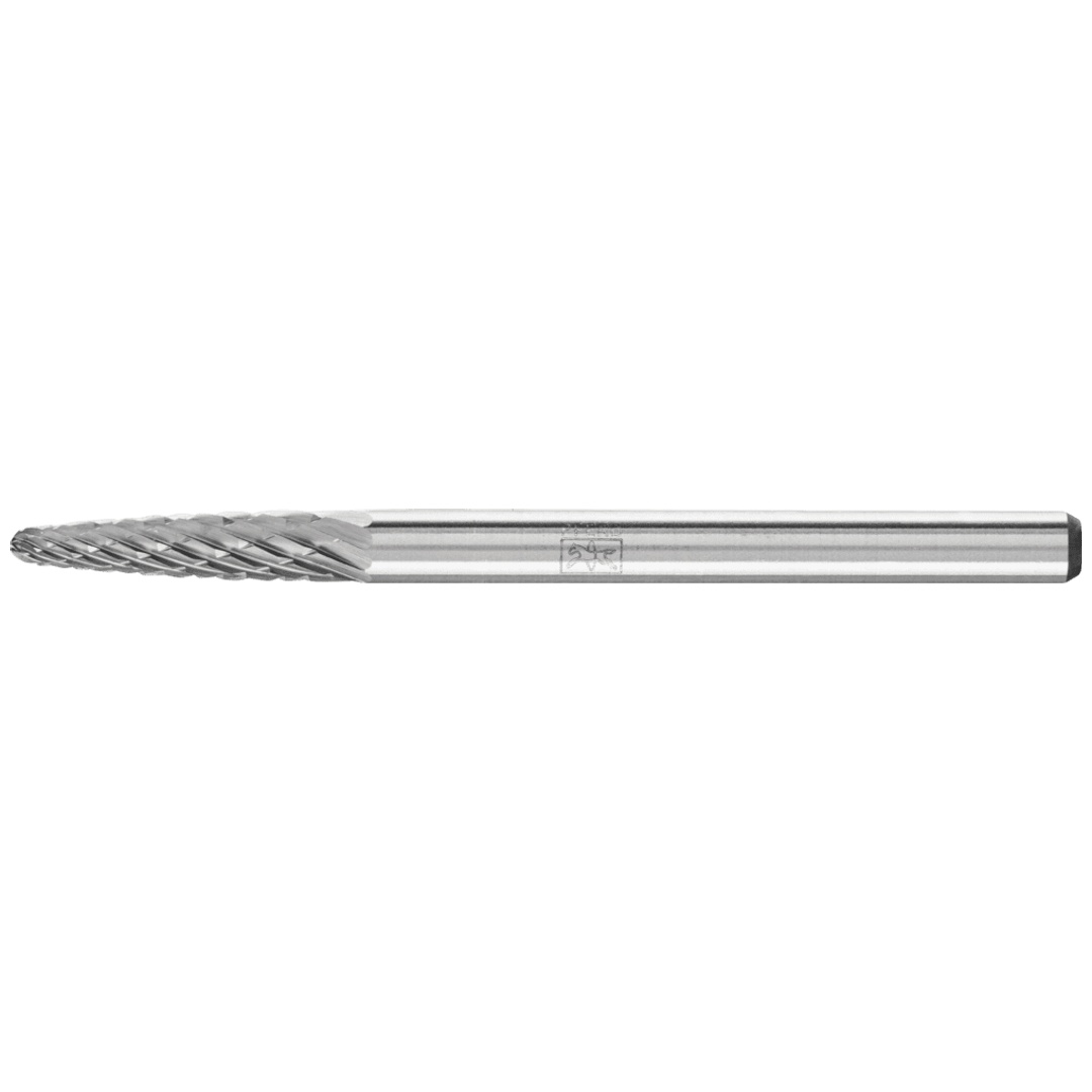 PFERD TOOLS Hartmetall Frässtift Rundbogen RBF Ø 03x13 mm Schaft-Ø 3 mm Z3P universal mittel kreuzverzahnt