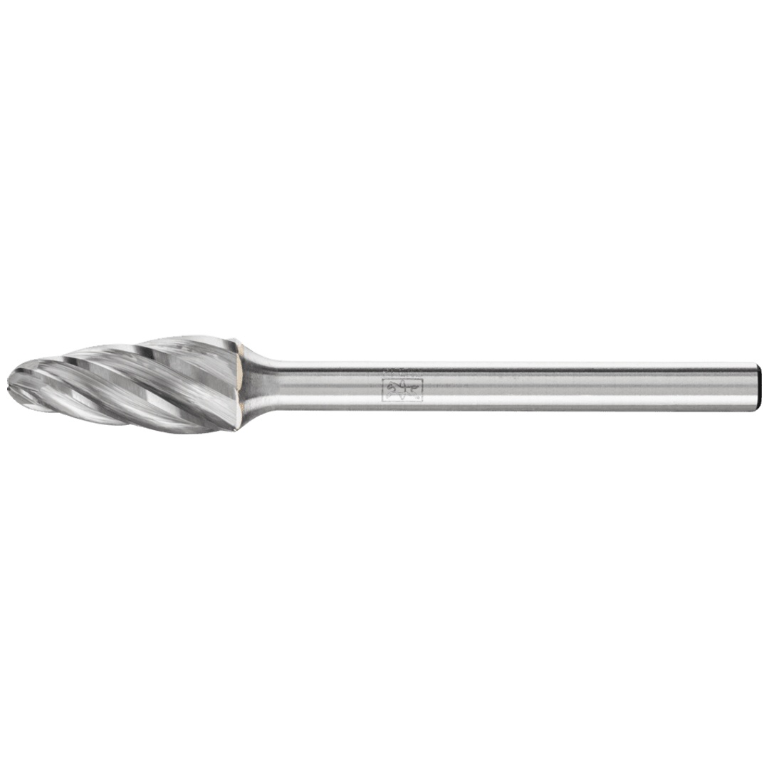 PFERD TOOLS Hartmetall Hochleistungsfrässtift ALU Rundbogen RBF Ø 06x13mm Schaft-Ø 3mm für Alu/NE Metalle