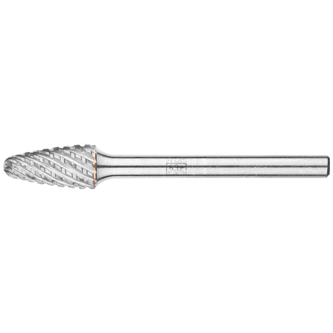 PFERD TOOLS Hartmetall Hochleistungsfrässtift Rundbogen RBF Ø 06x13 mm Schaft-Ø 3 mm TITANIUM für Titan