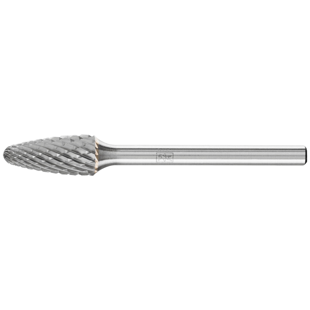 PFERD TOOLS Hartmetall Frässtift Rundbogen RBF Ø 06x13 mm Schaft-Ø 3 mm Z4 universal mittel fein