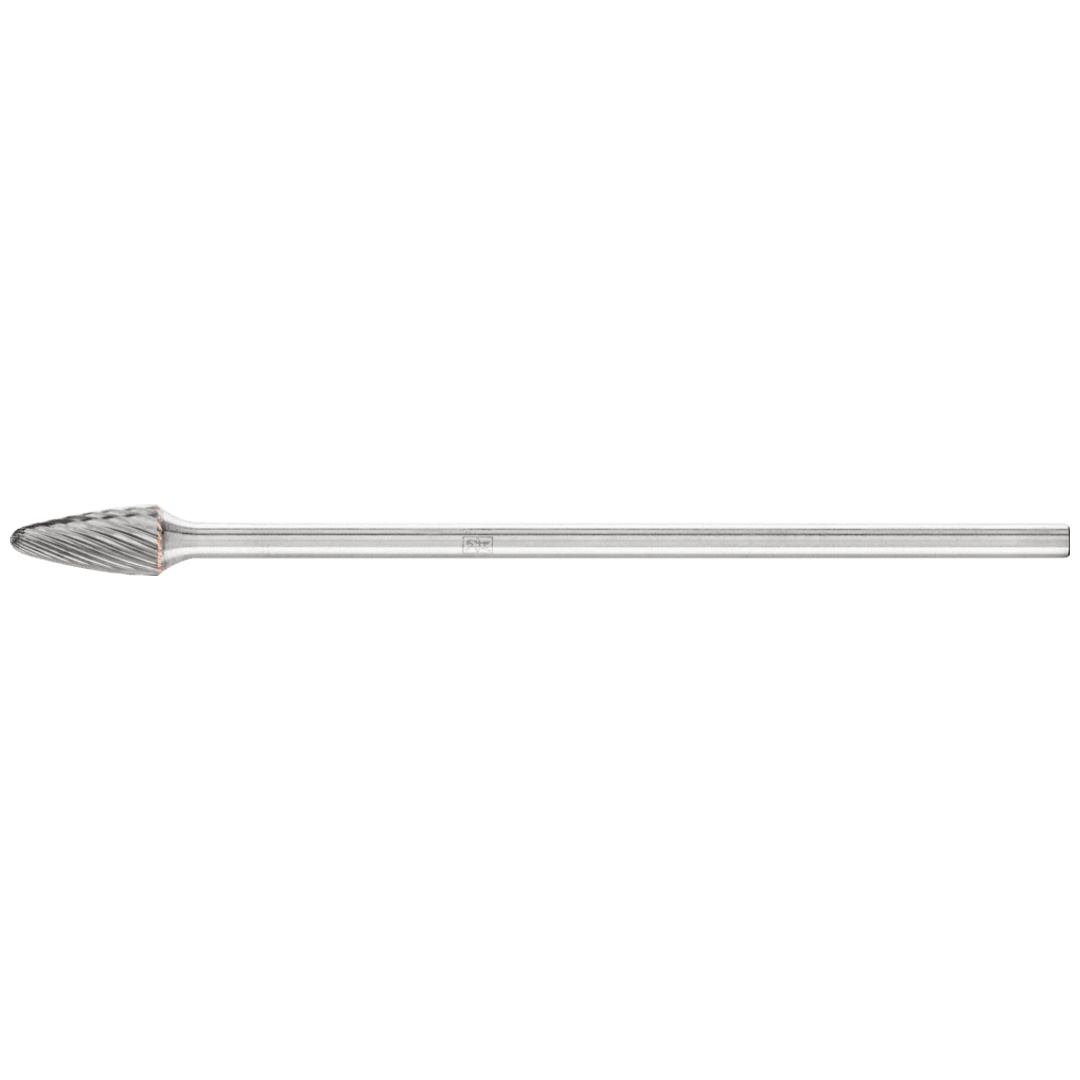 PFERD TOOLS Hartmetall Frässtift Rundbogen RBF Ø 06x13 mm Schaft-Ø 3x75 mm Z5 universal fein