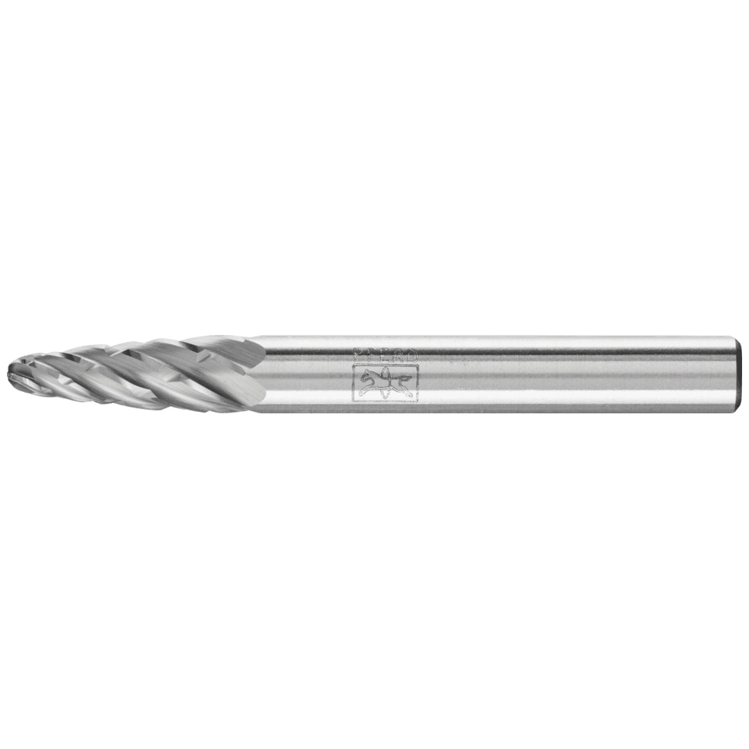 PFERD TOOLS Hartmetall Hochleistungsfrässtift CAST Rundbogen RBF Ø 06x18 mm Schaft-Ø 6 mm für Gußeisen