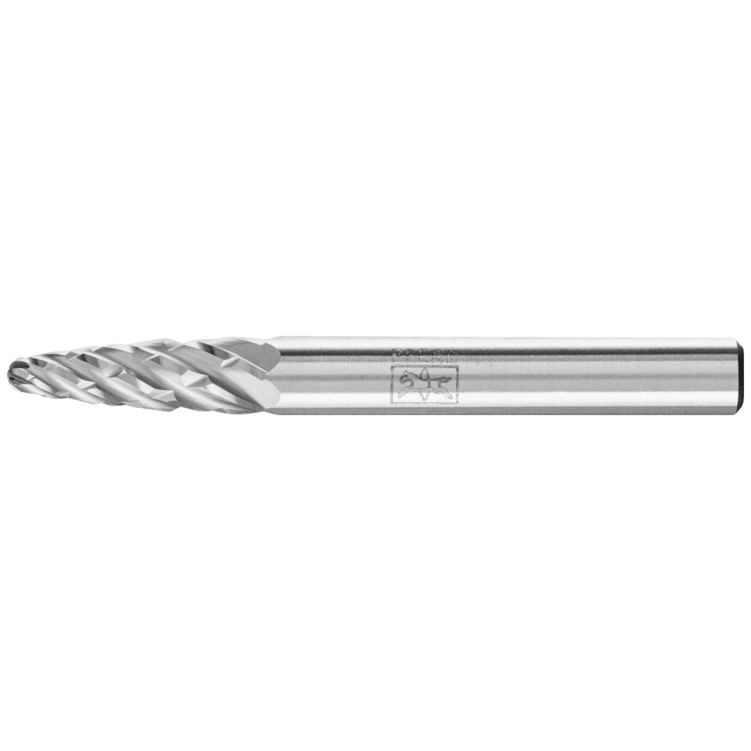 PFERD TOOLS Hartmetall Hochleistungsfrässtift STEEL Rundbogen RBF Ø 06x18 mm Schaft-Ø 6 mm für Stahl