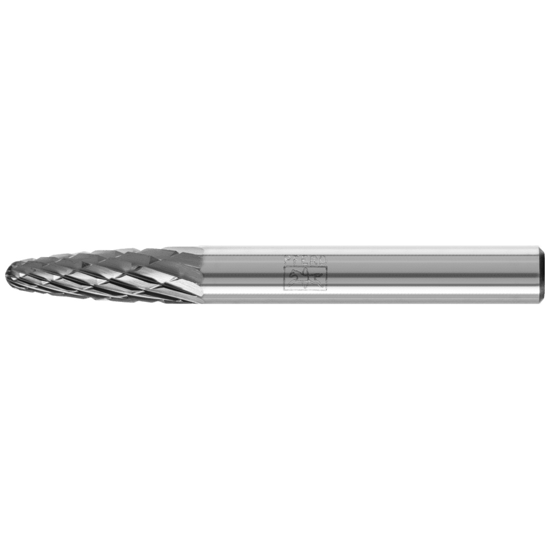PFERD TOOLS Hartmetall Frässtift Rundbogen RBF Ø 06x18mm Schaft-Ø 6mm Z3P HICOAT universal