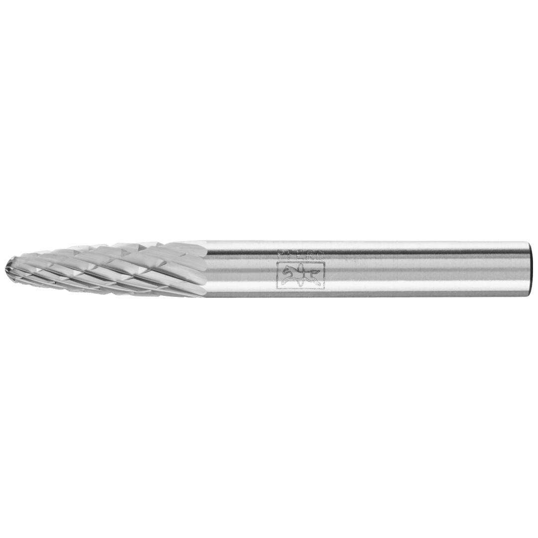 PFERD TOOLS Hartmetall Frässtift Rundbogen RBF Ø 06x18 mm Schaft-Ø 6 mm Z3P universal mittel kreuzverzahnt