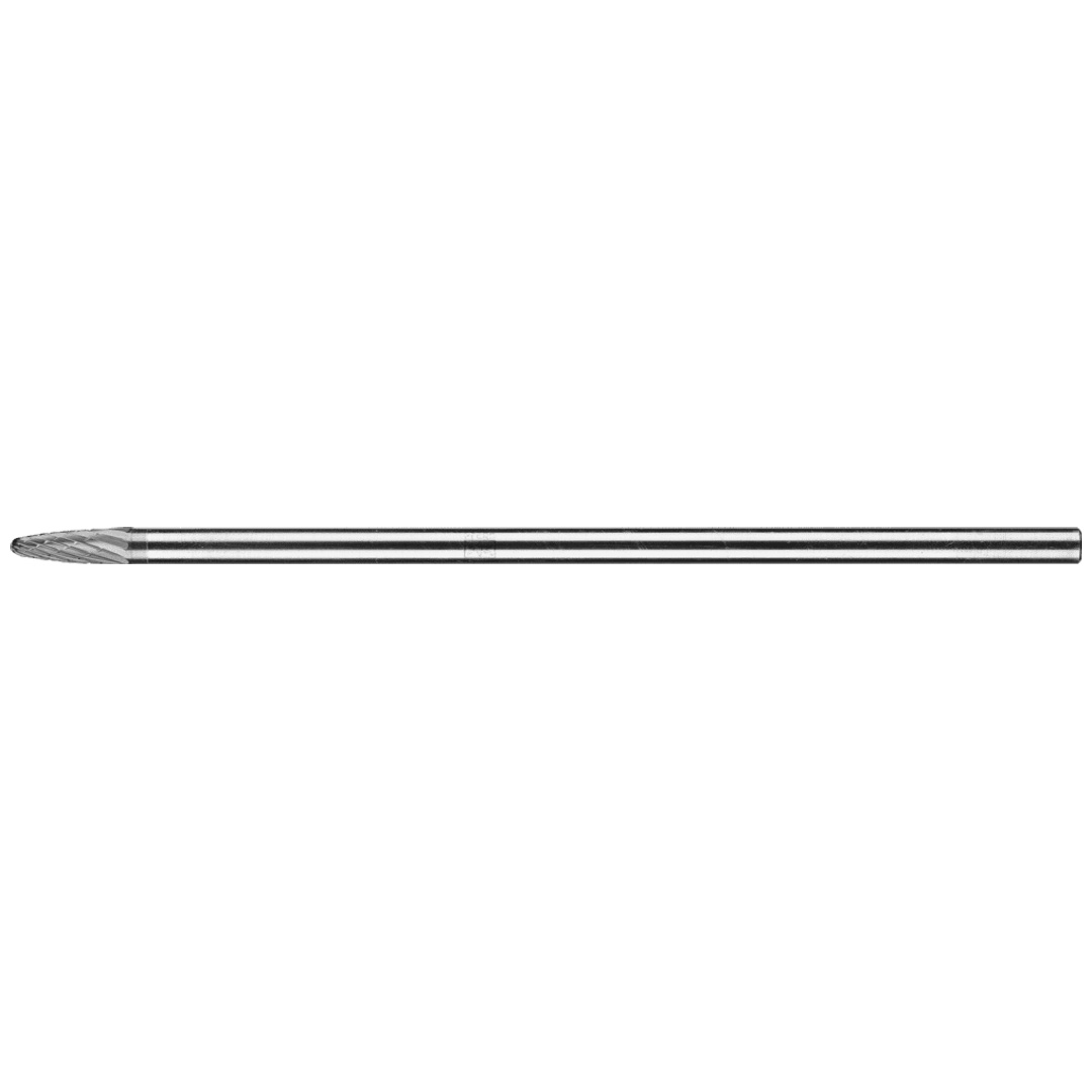 PFERD TOOLS Hartmetall Frässtift Rundbogen RBF Ø 06x18mm Schaft-Ø 6x150mm Z3P universal mittel kreuzverzahnt
