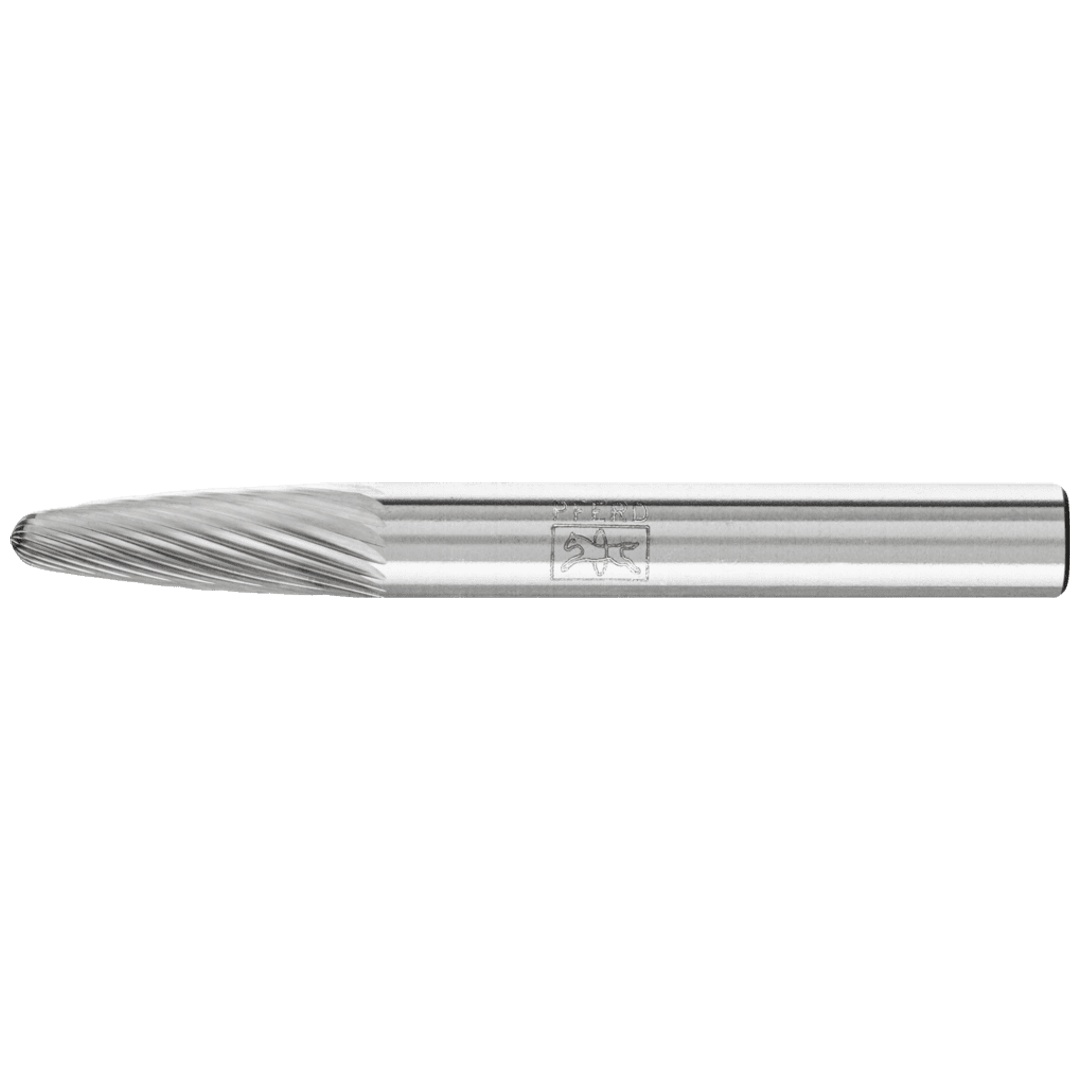 PFERD TOOLS Hartmetall Frässtift Rundbogen RBF Ø 06x18 mm Schaft-Ø 6 mm Z5 universal fein