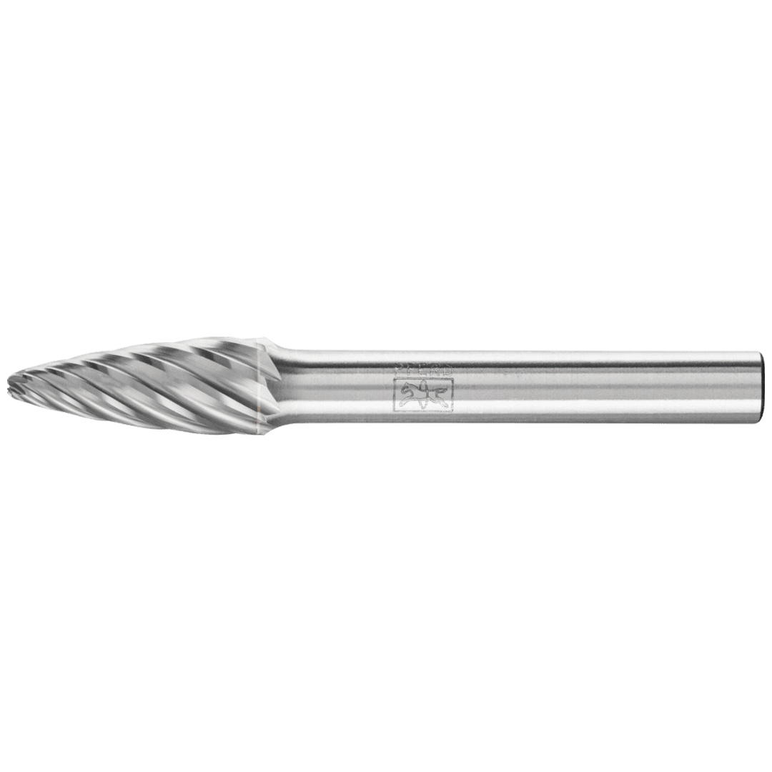 PFERD TOOLS Hartmetall Hochleistungsfrässtift INOX Rundbogen RBF Ø 08x20mm Schaft-Ø 6 mm für Edelstahl