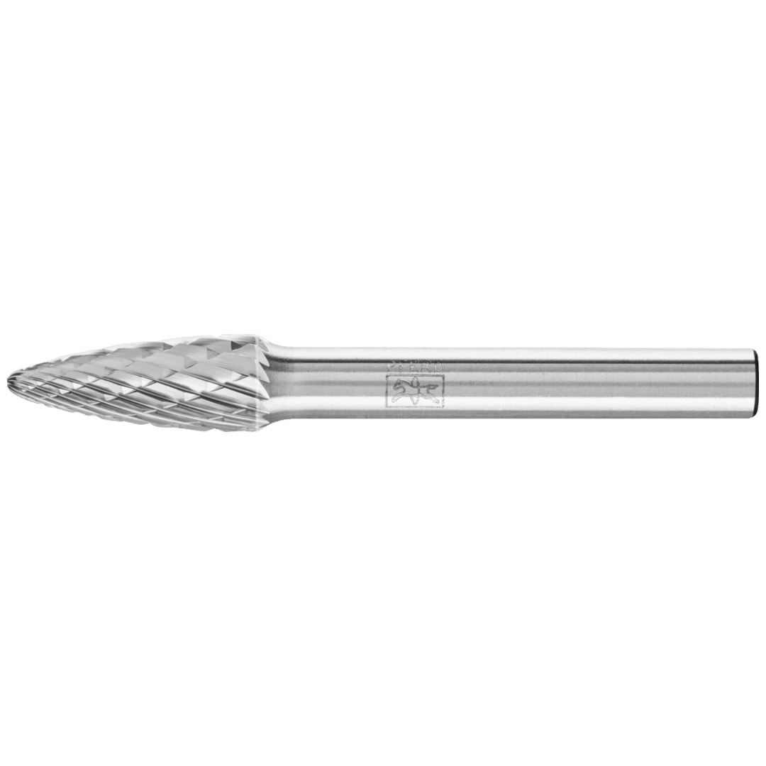 PFERD TOOLS Hartmetall Hochleistungsfrässtift TOUGH Rundbogen RBF Ø 08x20mm Schaft-Ø 6 mm schlagfest