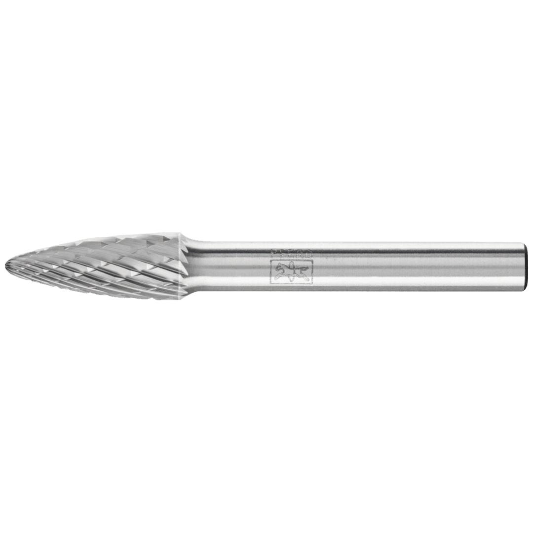 PFERD TOOLS Hartmetall Frässtift Rundbogen RBF Ø 08x20mm Schaft-Ø 6 mm Z3P universal mittel kreuzverzahnt