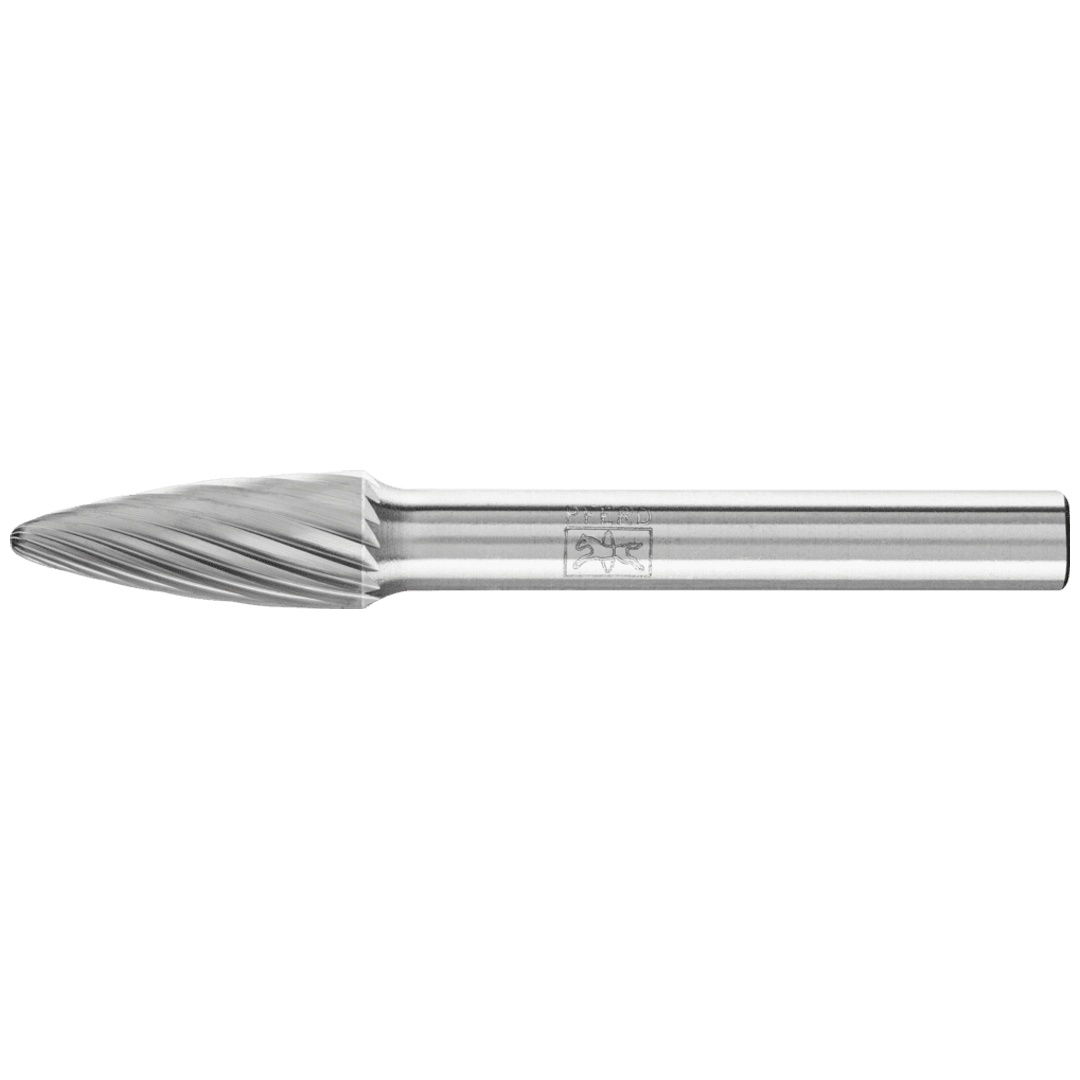PFERD TOOLS Hartmetall Frässtift Rundbogen RBF Ø 08x20mm Schaft-Ø 6 mm Z3 universal mittel