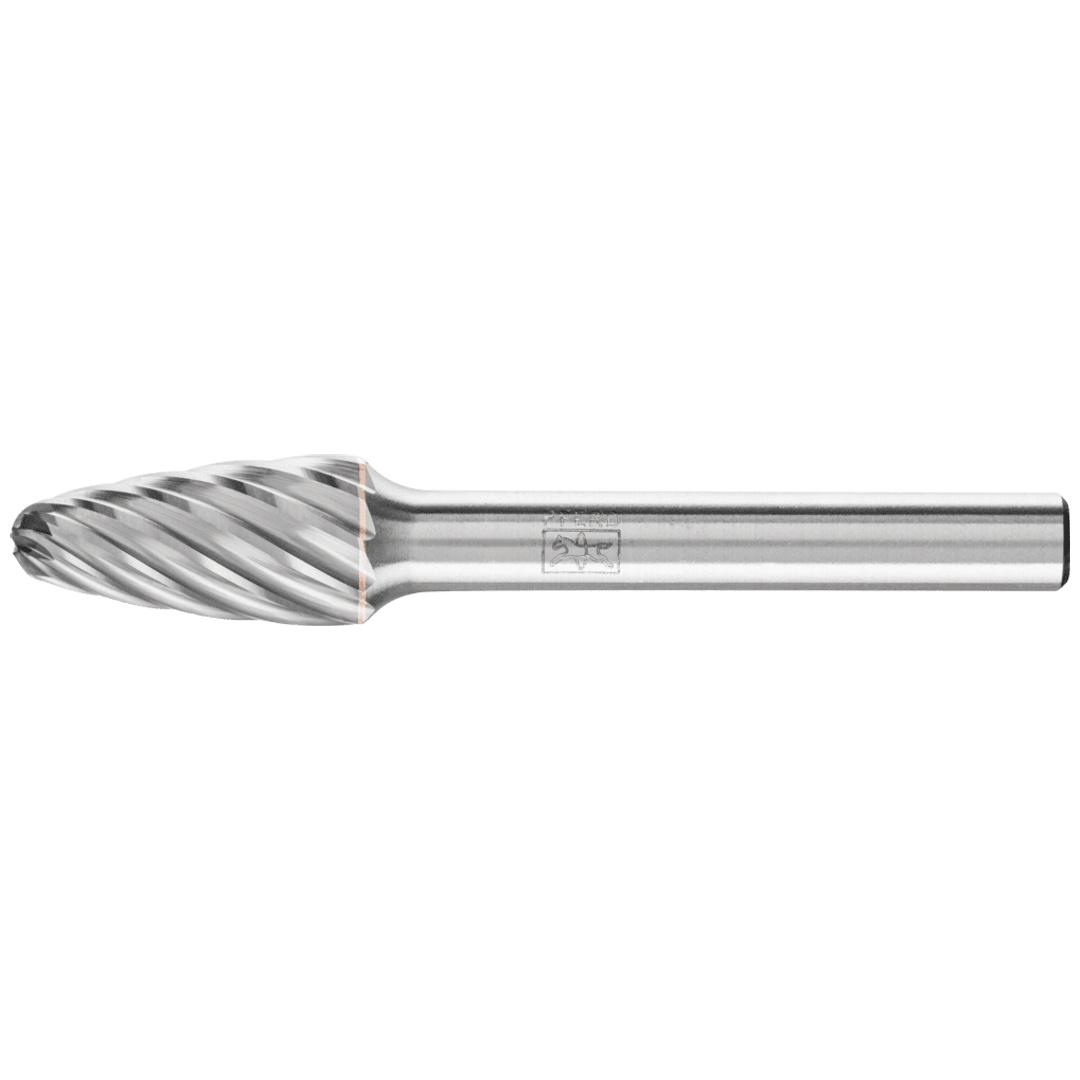 PFERD TOOLS Hartmetall Hochleistungsfrässtift INOX Rundbogen RBF Ø 10x20mm Schaft-Ø 6 mm für Edelstahl