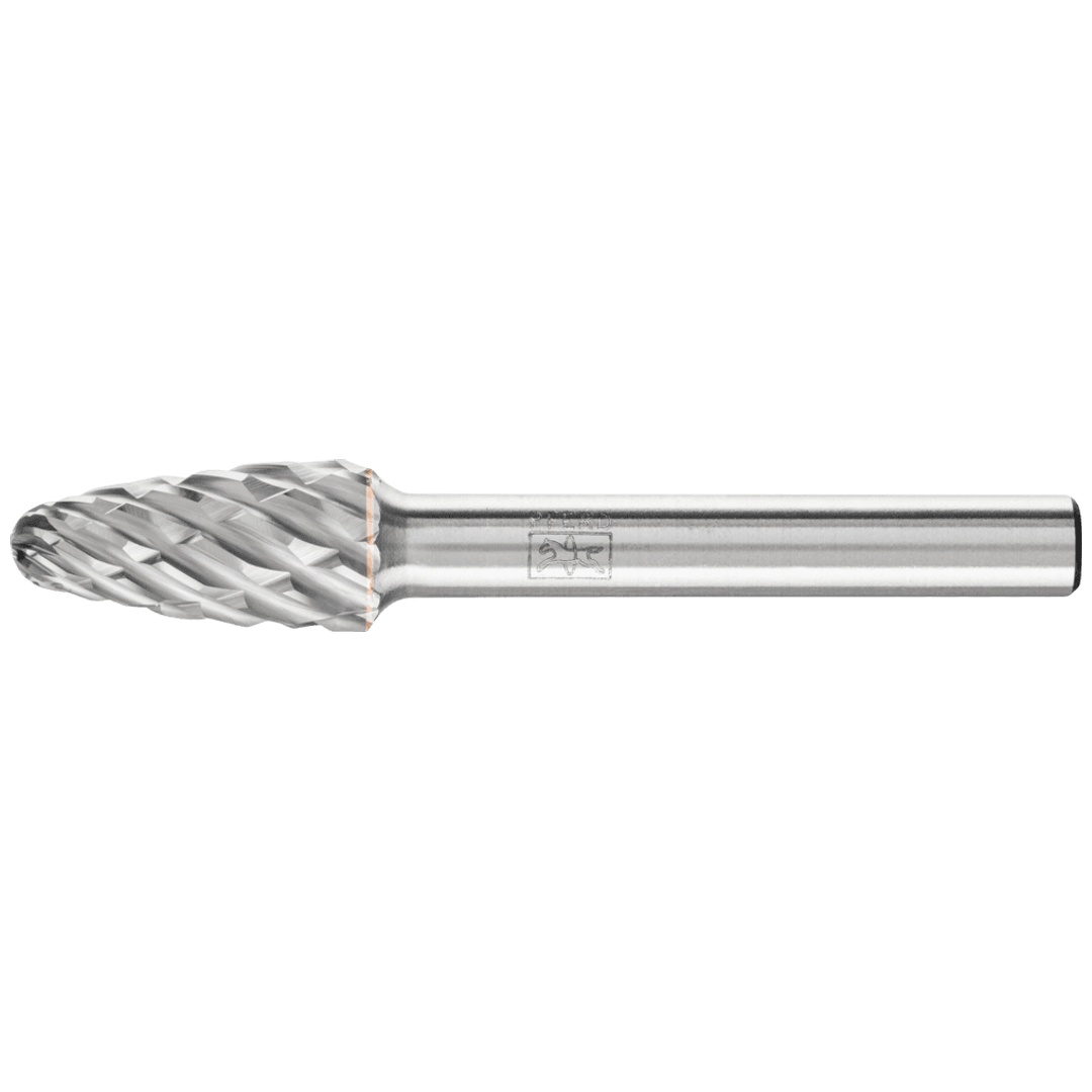PFERD TOOLS Hartmetall Hochleistungsfrässtift STEEL Rundbogen RBF Ø 10x20mm Schaft-Ø 6 mm für Stahl