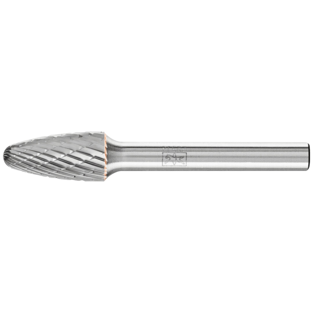 PFERD TOOLS Hartmetall Hochleistungsfrässtift TOUGH Rundbogen RBF Ø 10x20mm Schaft-Ø 6 mm schlagfest