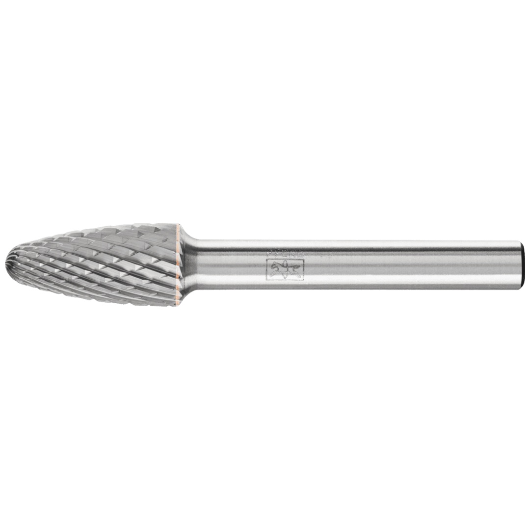 PFERD TOOLS Hartmetall Frässtift Rundbogen RBF Ø 10x20mm Schaft-Ø 6 mm Z4 universal mittel fein