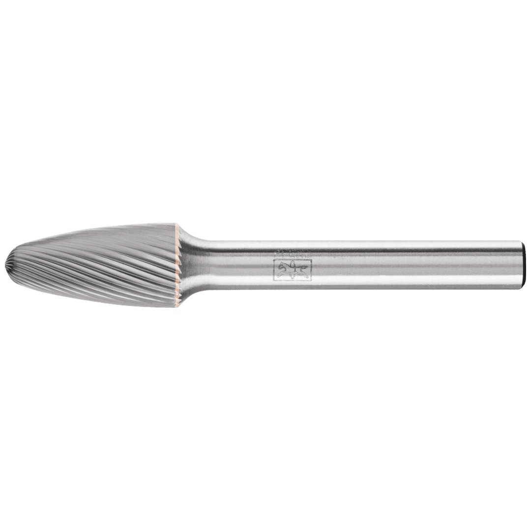 PFERD TOOLS Hartmetall Frässtift Rundbogen RBF Ø 10x20mm Schaft-Ø 6 mm Z5 universal fein