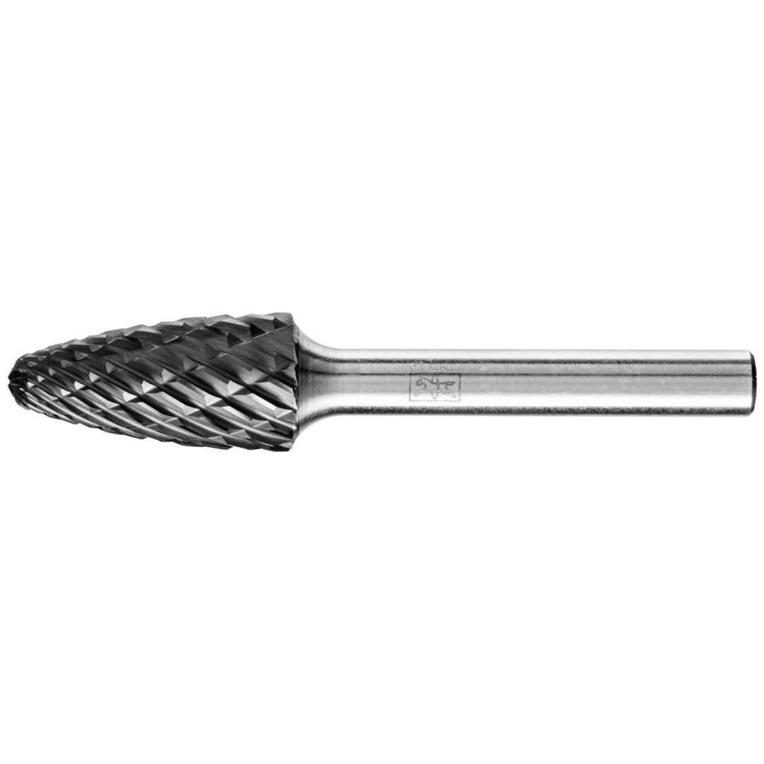 PFERD TOOLS Hartmetall Hochleistungsfrässtift ALLROUND Rundbogen RBF Ø 12x25mm Schaft-Ø 6mm HICOAT universal