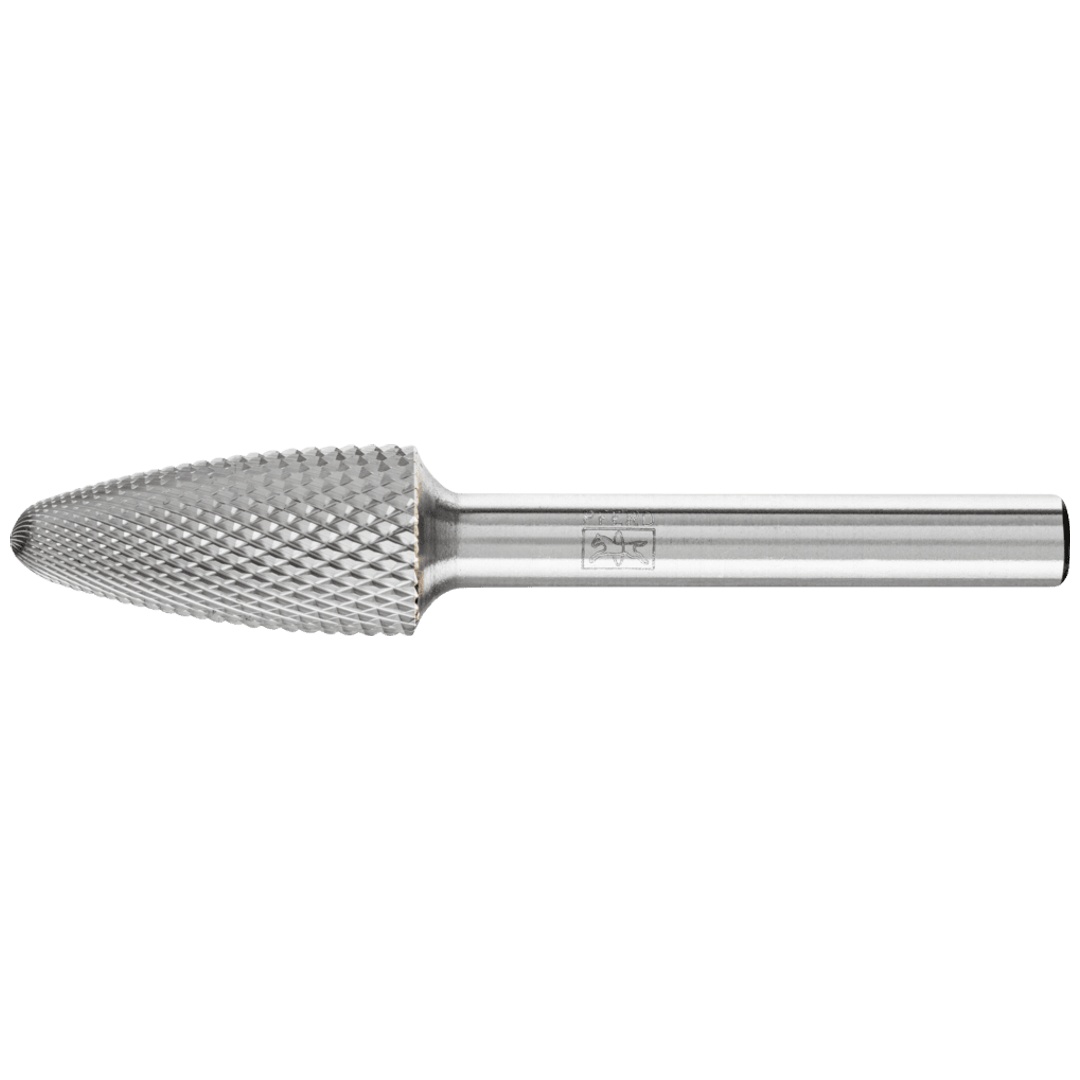 PFERD TOOLS Hartmetall Hochleistungsfrässtift MICRO Rundbogen RBF Ø 12x25 mm Schaft-Ø 6 mm Feinbearbeitung