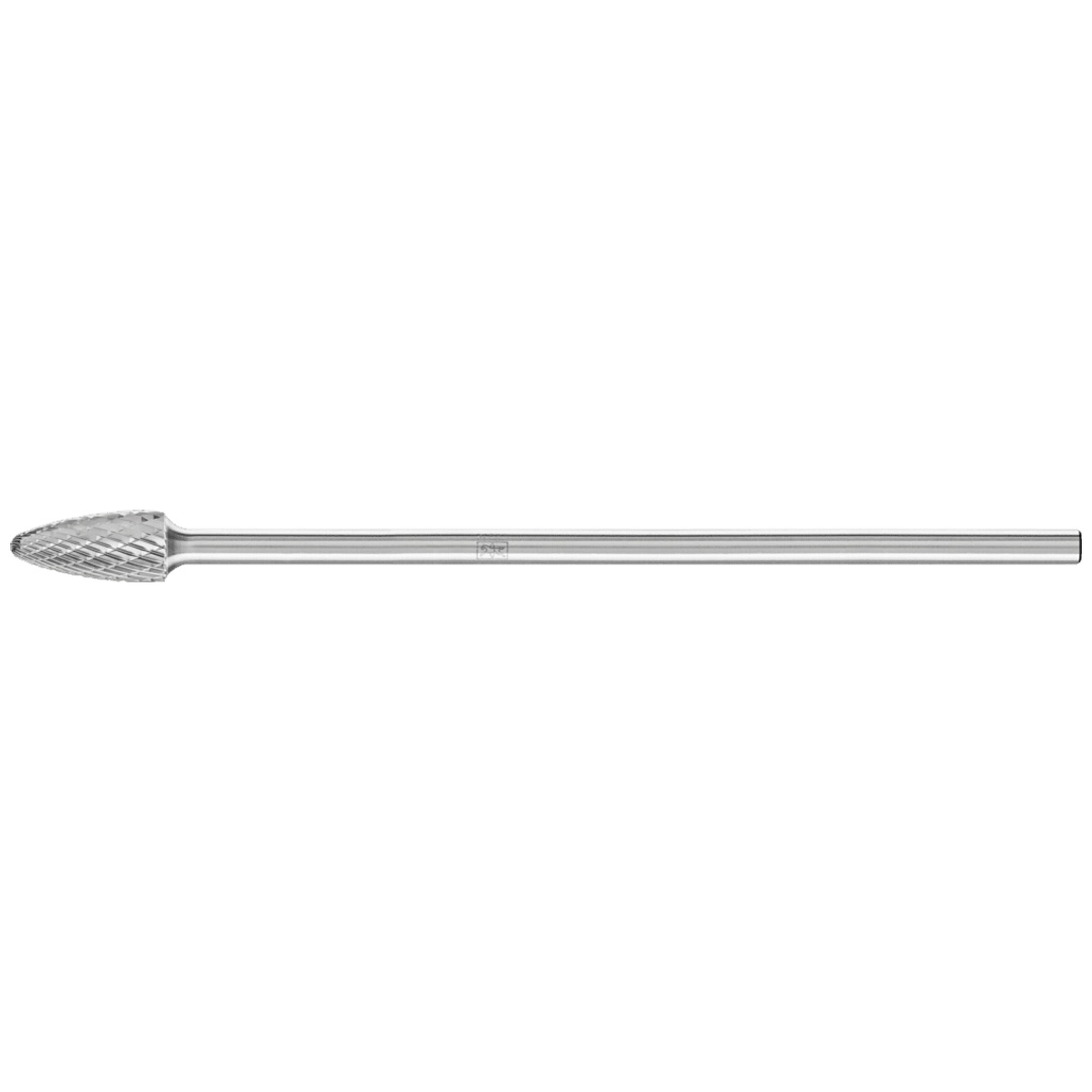 PFERD TOOLS Hartmetall Hochleistungsfrässtift TOUGH Rundbogen RBF Ø 12x25 mm Schaft-Ø 6x150mm schlagfest