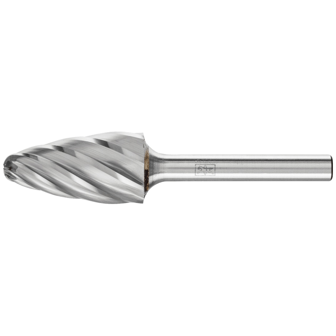 PFERD TOOLS Hartmetall Hochleistungsfrässtift ALU Rundbogen RBF Ø 16x30mm Schaft-Ø 6mm für Alu/NE Metalle