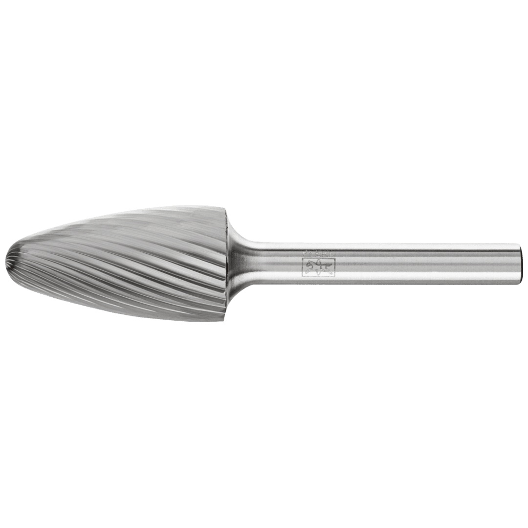 PFERD TOOLS Hartmetall Frässtift Rundbogen RBF Ø 16x30mm Schaft-Ø 6 mm Z3 universal mittel