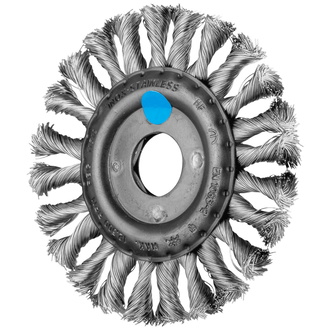 PFERD COMBITWIST Rundbürste gezopft RBG Ø 115x12x22,2 mm Edelstahl-Draht-Ø 0,35 mm Winkelschleifer (10)
