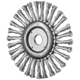 PFERD COMBITWIST Rundbürste gezopft RBG Ø 178x13x22,2 mm Edelstahl-Draht-Ø 0,50mm Winkelschleifer