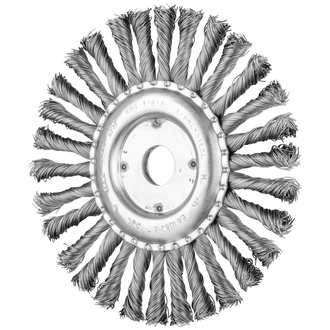 PFERD COMBITWIST Rundbürste gezopft RBG Ø 178x13x22,2 mm Stahl-Draht-Ø 0,50mm Winkelschleifer (10)