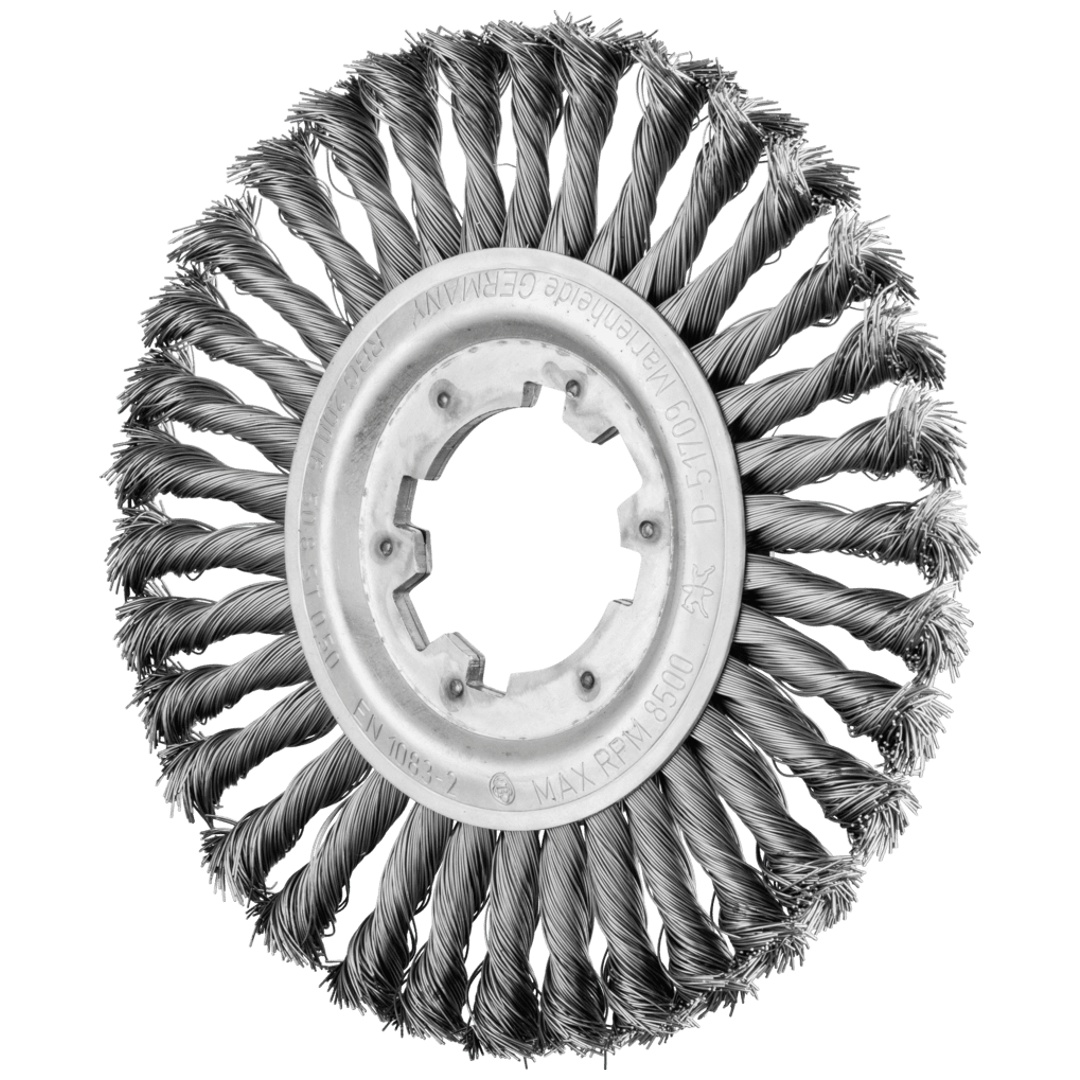 PFERD TOOLS Rundbürste gezopft RBG Ø 200x16x50,8 mm Bohrung Stahl-Draht-Ø 0,50mm stationär
