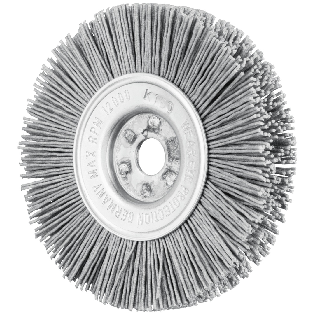 PFERD TOOLS Rundbürste schmal ungezopft RBU Ø100x12x12 mm Bohrung SiC-Filament-Ø0,90 Korn 180