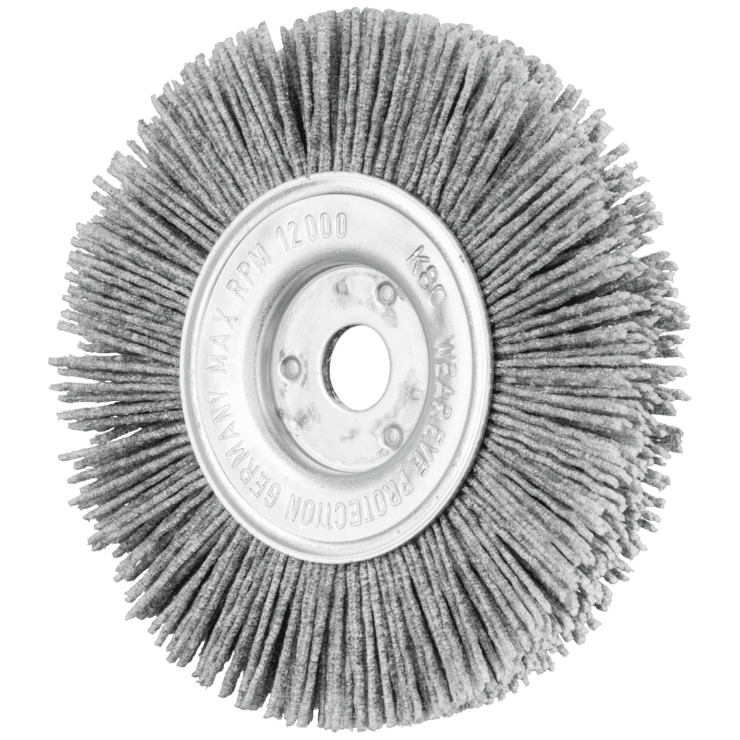 PFERD TOOLS Rundbürste schmal ungezopft RBU Ø100x12x12 mm Bohrung SiC-Filament-Ø0,90 Korn 80