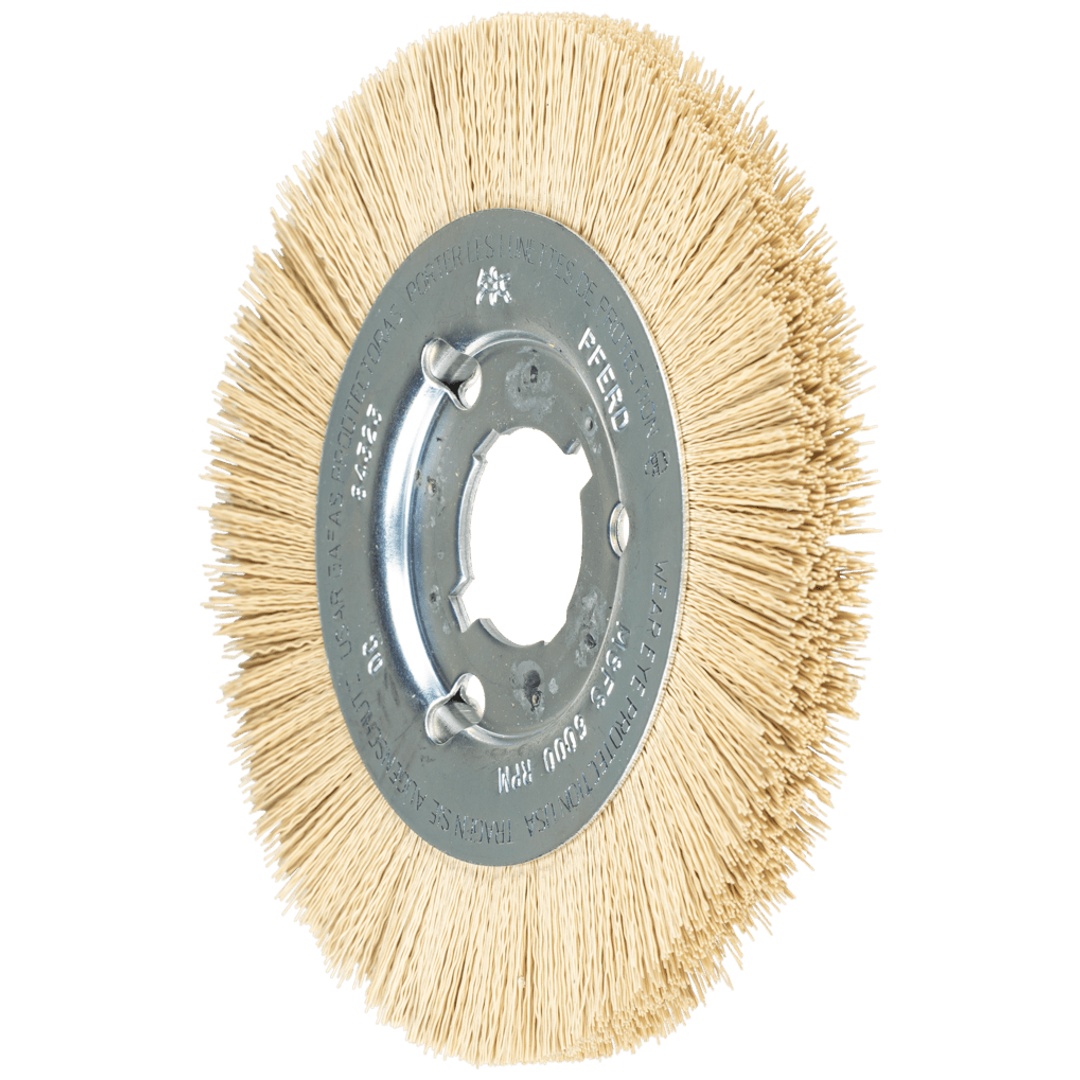 PFERD TOOLS Rundbürste schmal ungezopft RBU Ø 150x12x31,75 mm Bohrung DIAMANT-Filament-Ø 0,35 mm Korn 600