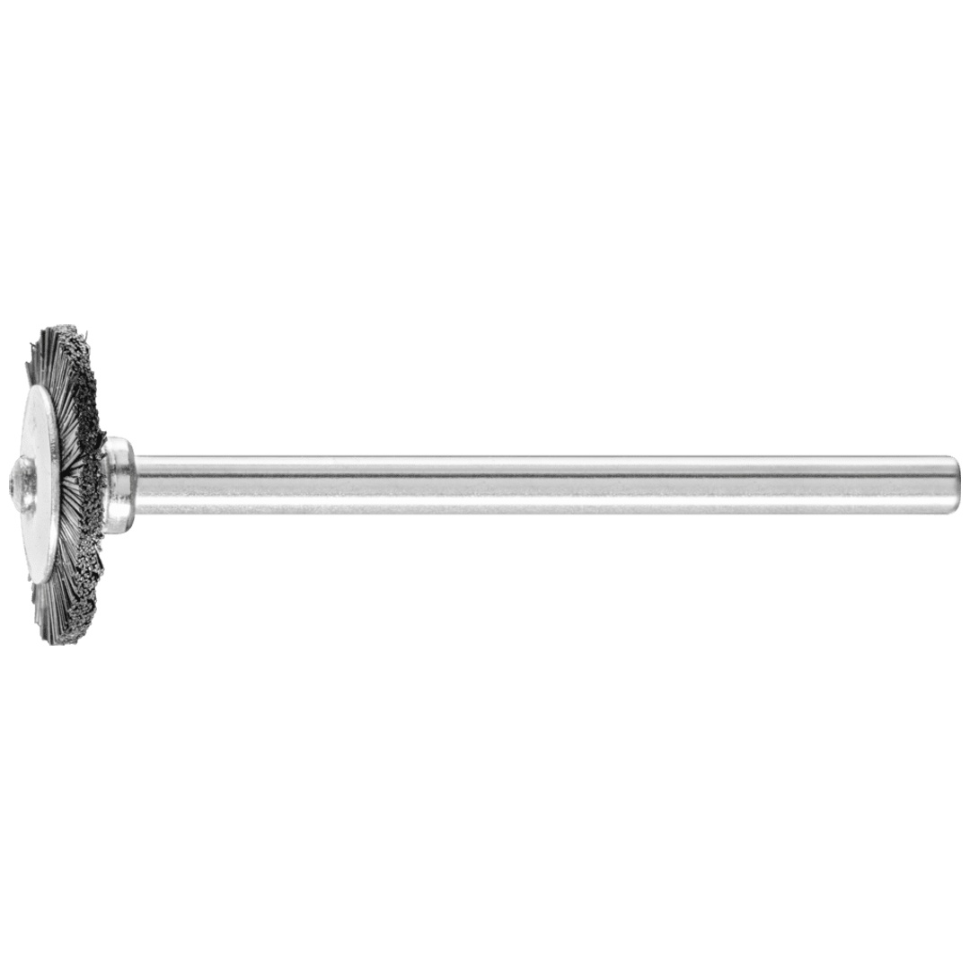PFERD TOOLS Miniatur- Rundbürste RBU Ø16x2 mm Schaft-Ø3 mm schwarze Schweineborste
