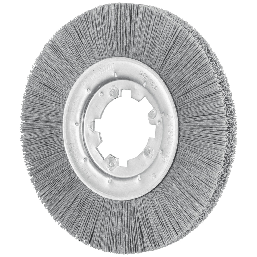 PFERD TOOLS Rundbürste ungezopft RBU Ø 200x13x50,8 mm Bohrung SiC-Filament-Ø 0,55 mm Korn 120 stationär