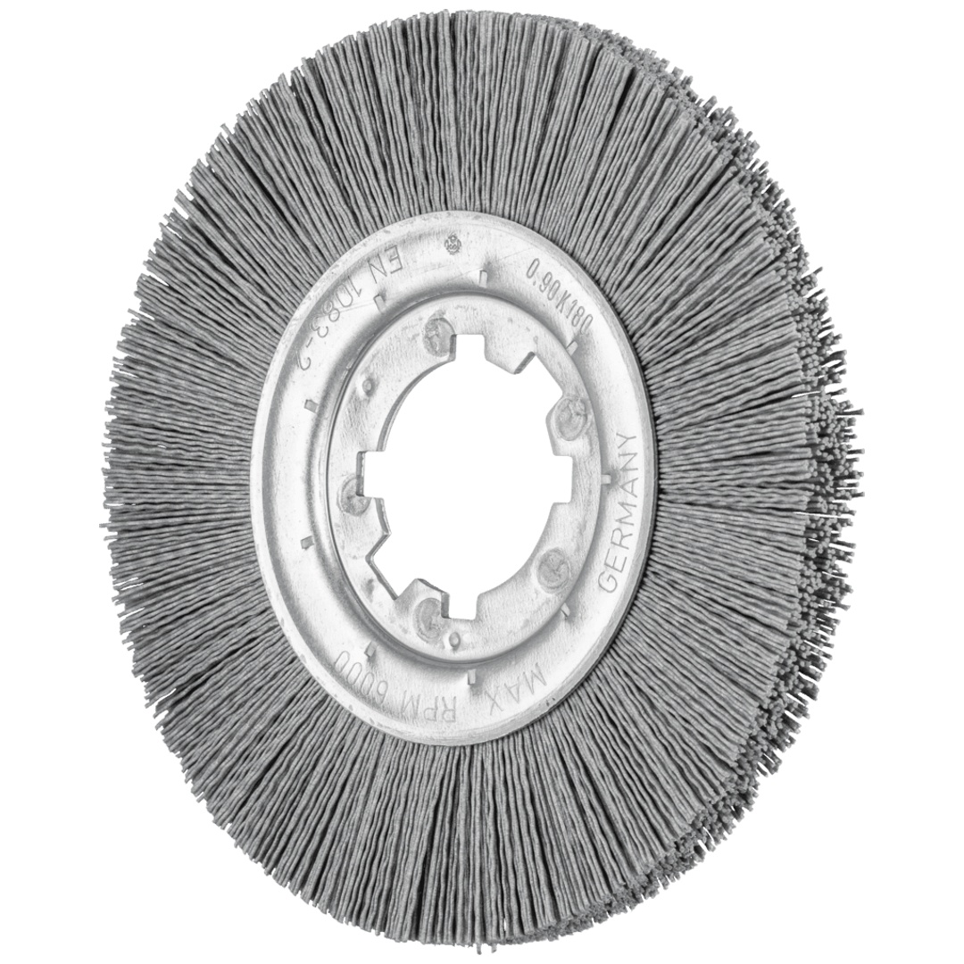 PFERD TOOLS Rundbürste ungezopft RBU Ø200x13x50,8 mm Bohrung SiC-Filament-Ø0,90 Korn 180 stationär