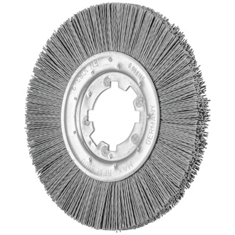 PFERD Rundbürste ungezopft RBU Ø200x13x50,8 mm Bohrung SiC-Filament-Ø0,90 Korn 180 stationär