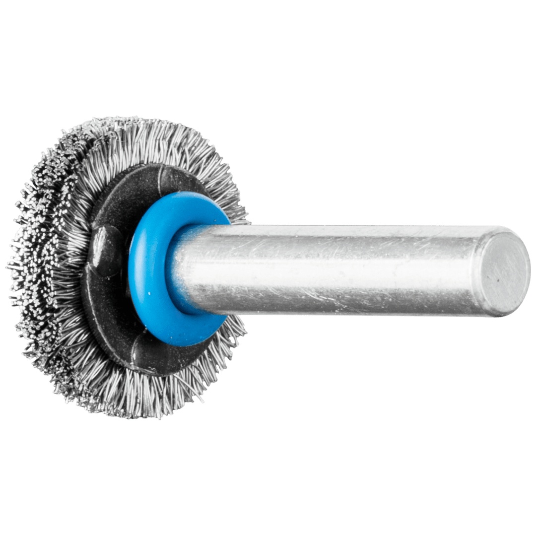 PFERD TOOLS Rundbürste ungezopft RBU Ø20x4 mm Schaft-Ø6 mm Edelstahl-Draht-Ø0,20
