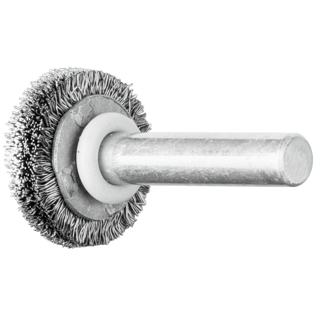 PFERD TOOLS Rundbürste ungezopft RBU Ø20x4 mm Schaft-Ø6 mm Stahl-Draht-Ø0,20