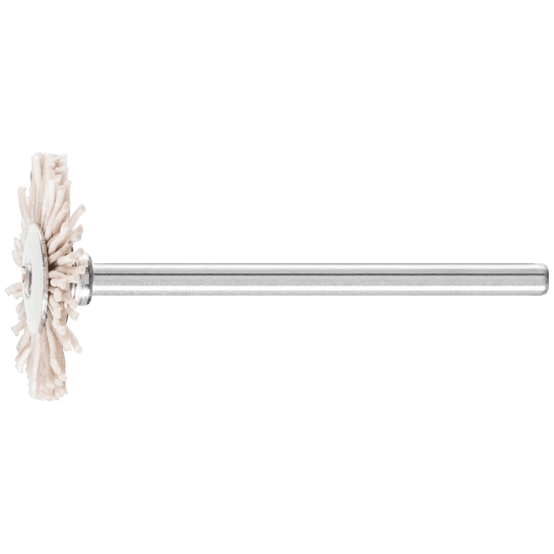 PFERD TOOLS Miniatur- Rundbürste RBU Ø 22x2 mm Schaft-Ø 3 mm Aluminium-Oxid-Filament-Ø 0,50mm Korn 320