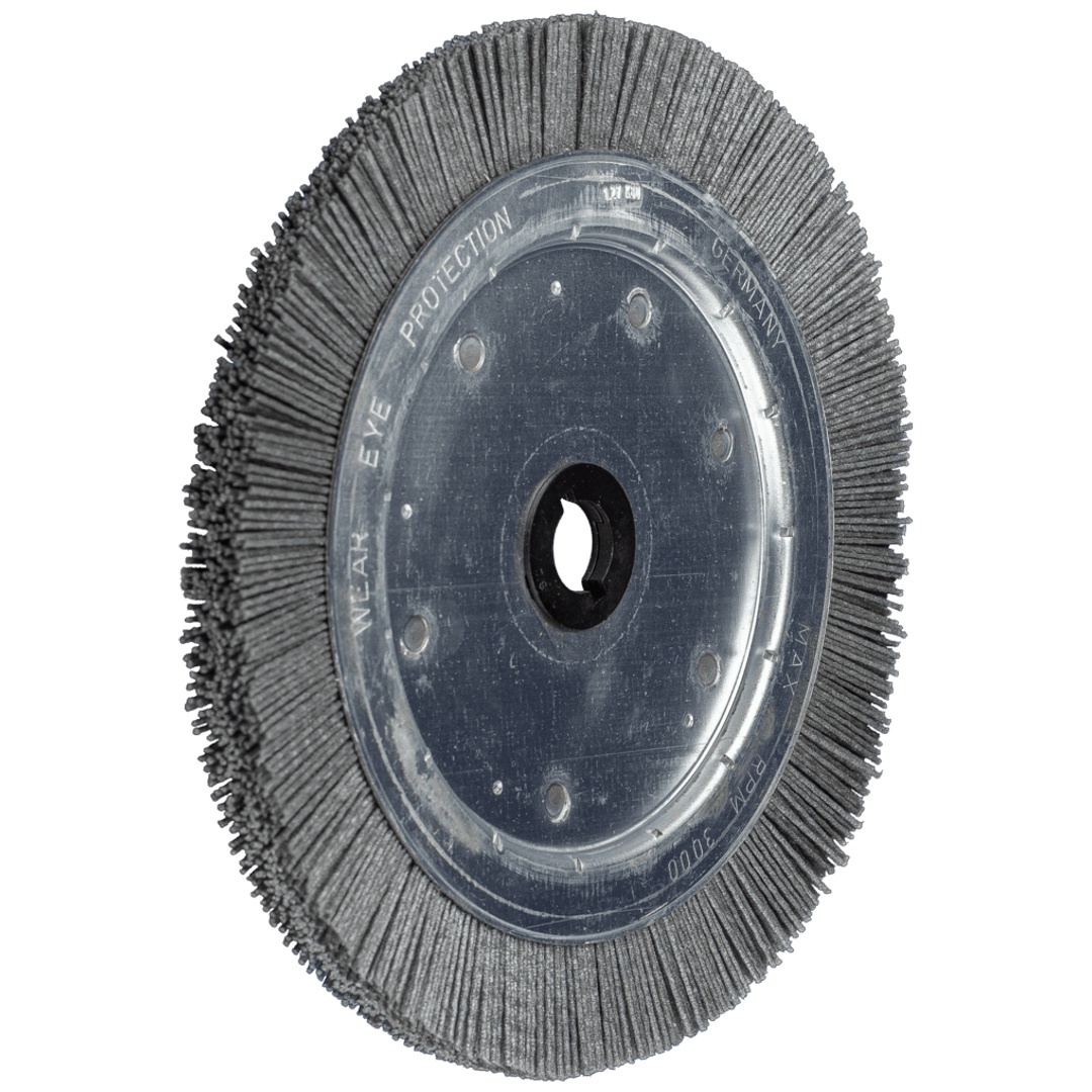 PFERD TOOLS Rundbürste schmal ungezopft RBU Ø 250x16xvariable Bohrung SiC-Filament-Ø 1,00mm Korn 80