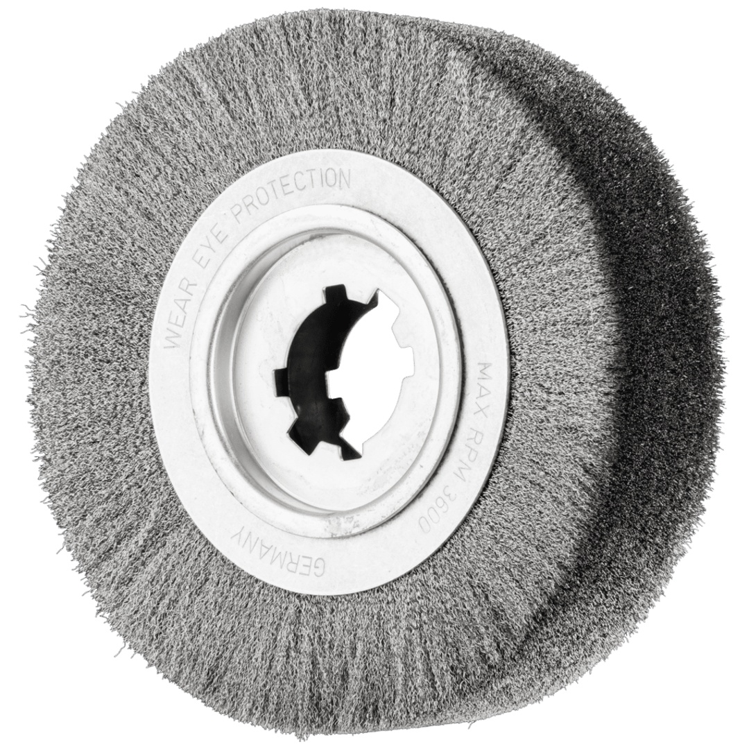 PFERD TOOLS Entgratbürste ungezopft RBU Ø250x60x50,8 mm Bohrung Edelstahl-Draht-Ø0,20 stationär