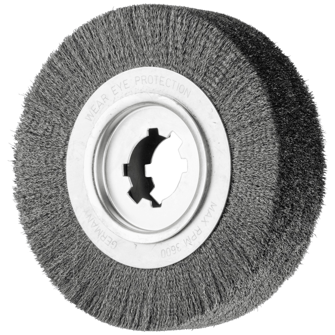 PFERD TOOLS Entgratbürste ungezopft RBU Ø250x60x50,8 mm Bohrung Stahl-Draht-Ø0,20 stationär