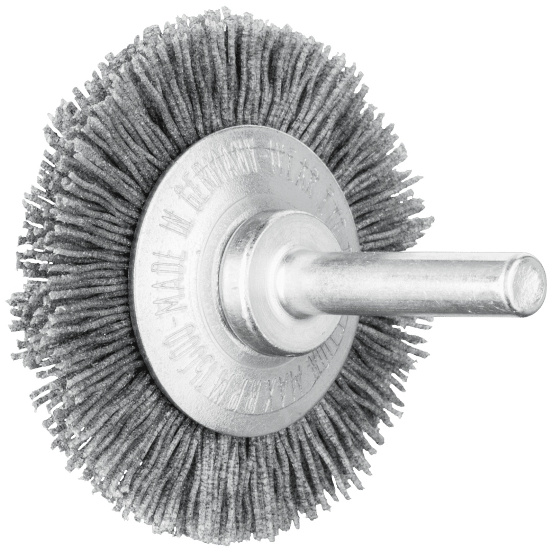 PFERD TOOLS Rundbürste ungezopft RBU Ø 50x4 mm Schaft-Ø 6 mm SiC-Filament-Ø 0,55 mm Korn 120