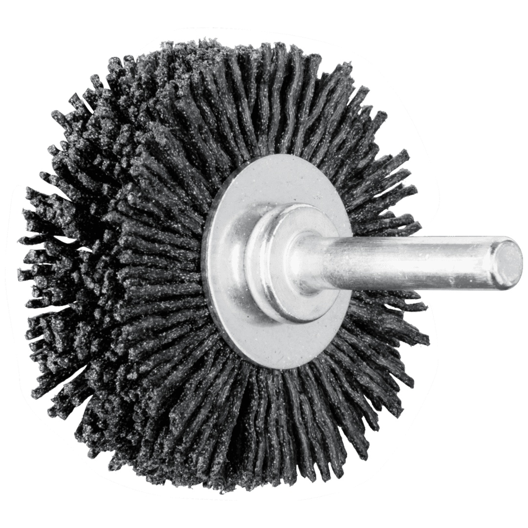 PFERD TOOLS Rundbürste ungezopft RBU Ø 50x15 mm Schaft-Ø 6 mm Keramik-Filament-Ø 1,10mm Korn 120
