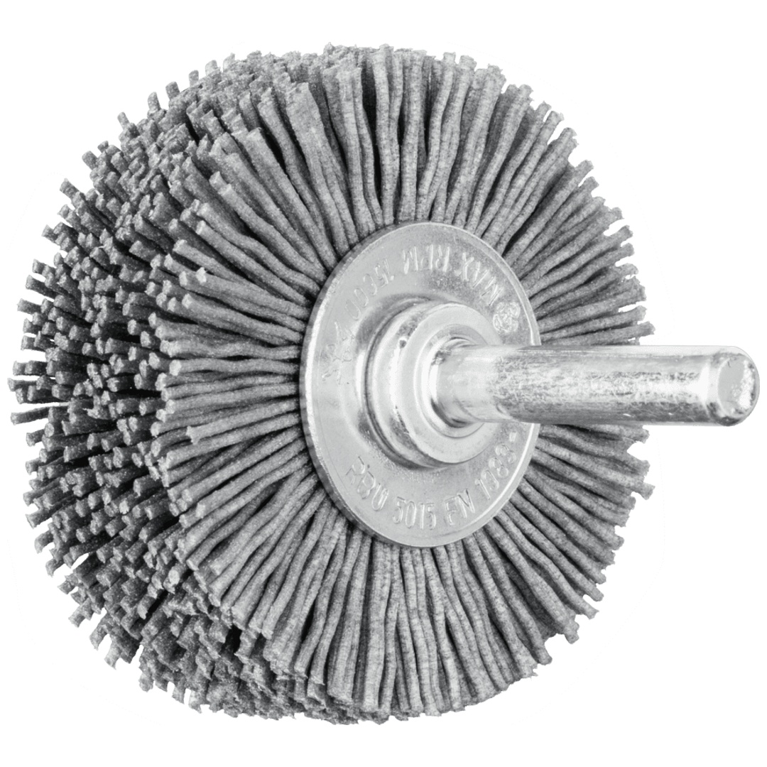 PFERD TOOLS POS Rundbürste ungezopft RBU Ø50x15 mm Schaft-Ø6 mm SiC-Filament-Ø0,90 Korn 180 (10)