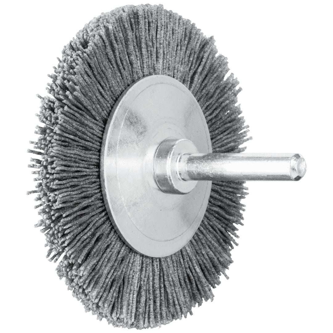 PFERD TOOLS Rundbürste ungezopft RBU Ø 70x8 mm Schaft-Ø 6 mm SiC-Filament-Ø 0,55 mm Korn 120