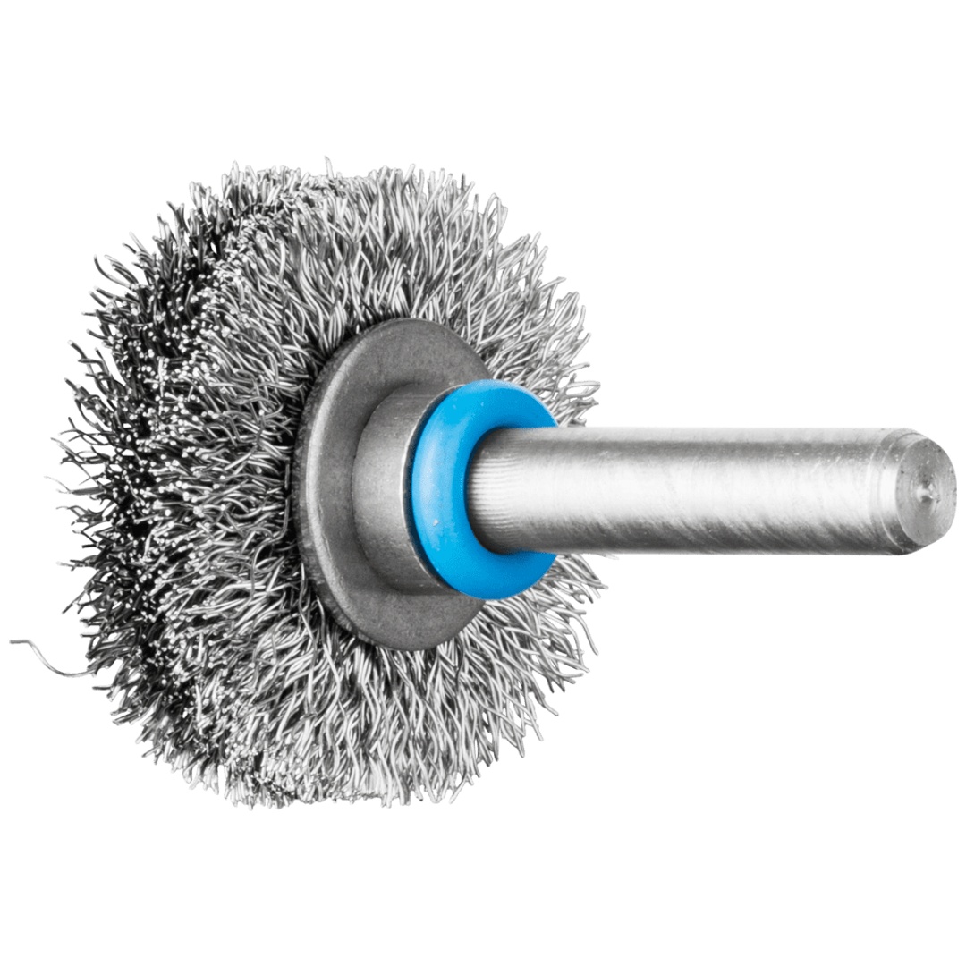 PFERD TOOLS INOX-TOTAL Rundbürste ungezopft RBUIT Ø30x6 mm Schaft-Ø6 mm Edelstahl-Draht-Ø0,20