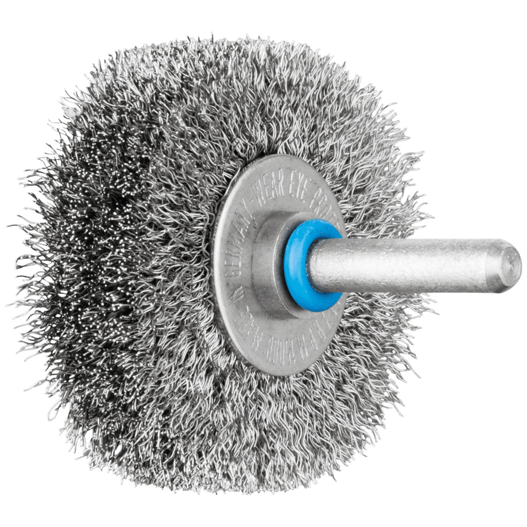 PFERD TOOLS INOX-TOTAL Rundbürste ungezopft RBUIT Ø50x15 mm Schaft-Ø6 mm Edelstahl-Draht-Ø0,20