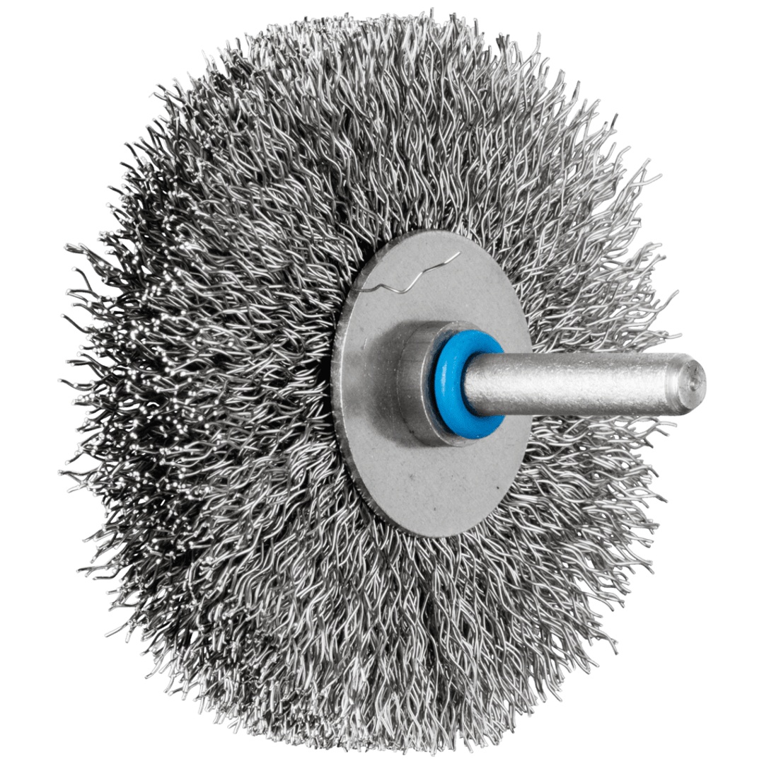 PFERD TOOLS INOX-TOTAL Rundbürste ungezopft RBUIT Ø70x15 mm Schaft-Ø6 mm Edelstahl-Draht-Ø0,30