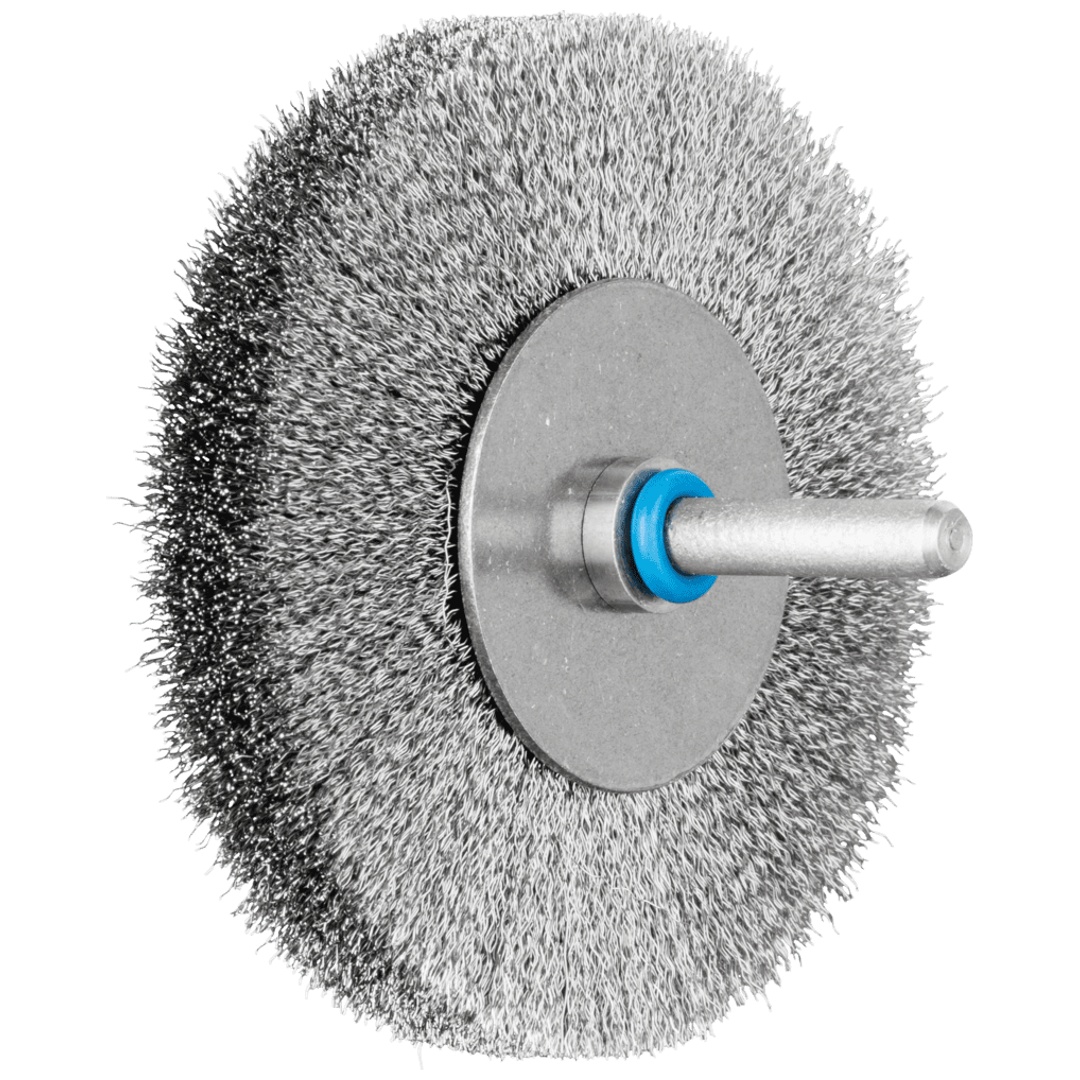 PFERD TOOLS INOX-TOTAL Rundbürste ungezopft RBUIT Ø80x15 mm Schaft-Ø6 mm Edelstahl-Draht-Ø0,15